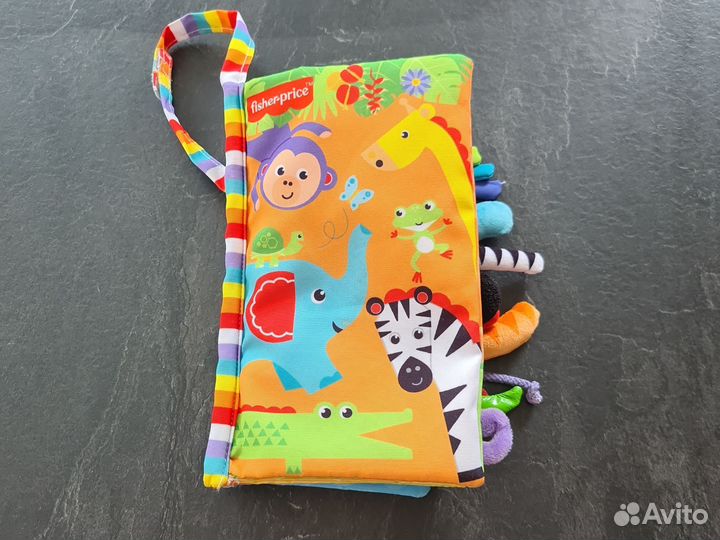 Развивающие игрушки книжка шуршалка Fisher price