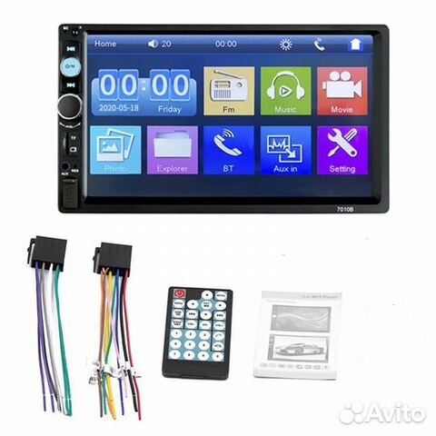 Магнитола 2din bluetooth 7