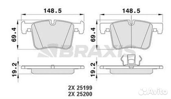 Спортивные тормозные колодки BMW (PMU euro sports)