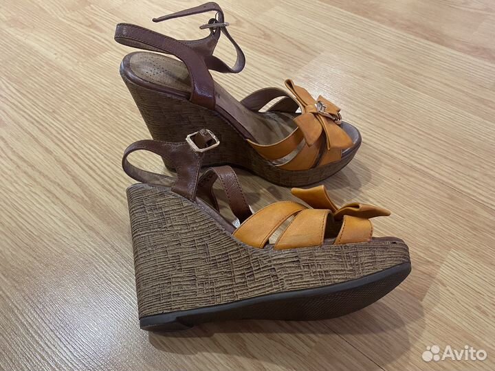 Туфли на танкетке 35 размер