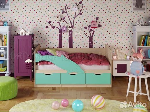 Детская кровать «Дельфин »