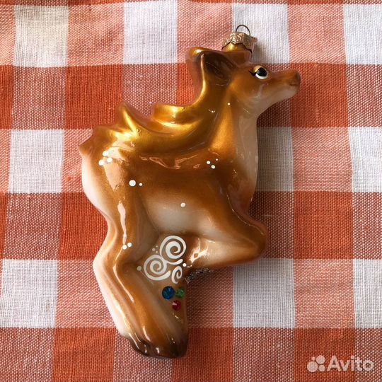 Елочная игрушка xmas toys Серебряное копытце