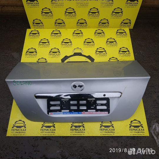 Крышка багажника для Lifan Solano 2010-2016