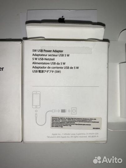 Сетевое зарядное Apple оригинал новое