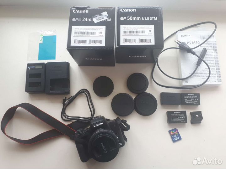 Canon m50 Комплект