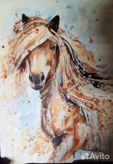 Картина на холсте. Акрил