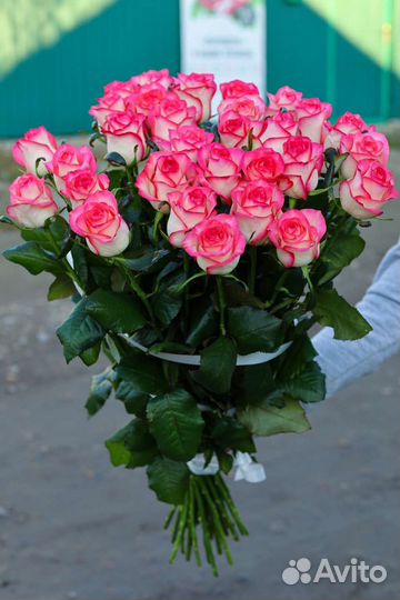 Цветы розы букет