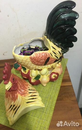 Петух подарочный керамика
