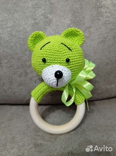 Мягкая игрушка - погремушка