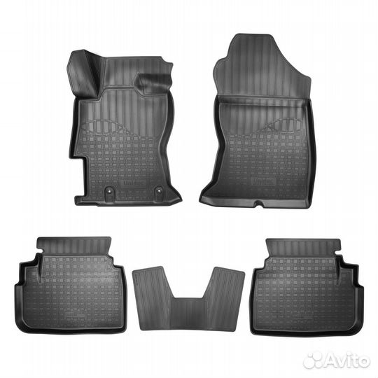 Коврики в салон для Subaru XV (2017-2023)