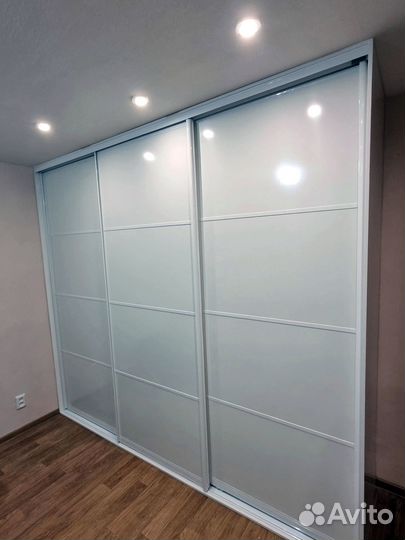 Перегородка из тонкого профиля купе