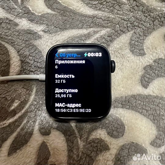 Apple watch se 44mm 100акб