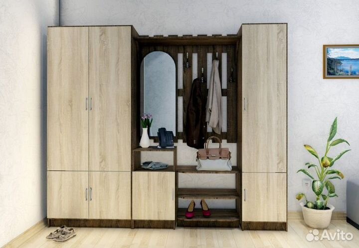 Шкаф Фокстрот секция с зеркалом