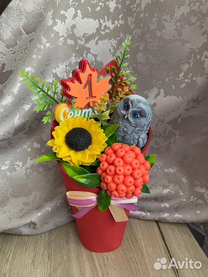 Букет цветов из мыла