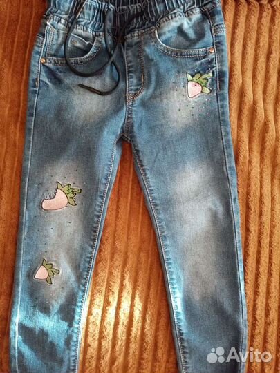 Джинсы для девочки 3-4 лет