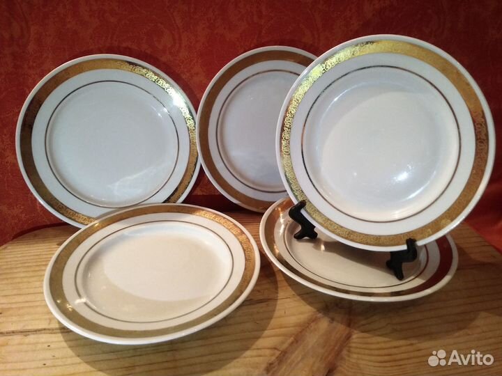 Тарелки пирожковые Дулево, Вербилки СССР