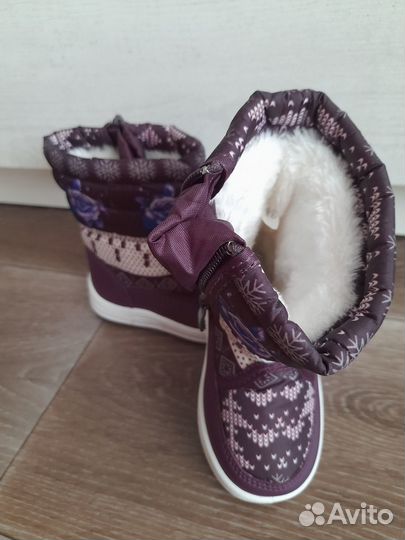 Сапоги зимние детские 21 размер