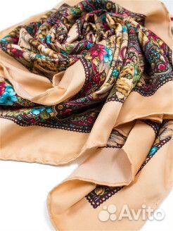 Красивейший шелковый платок 100х100