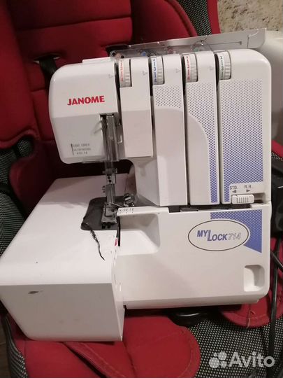 Оверлок Janome бу