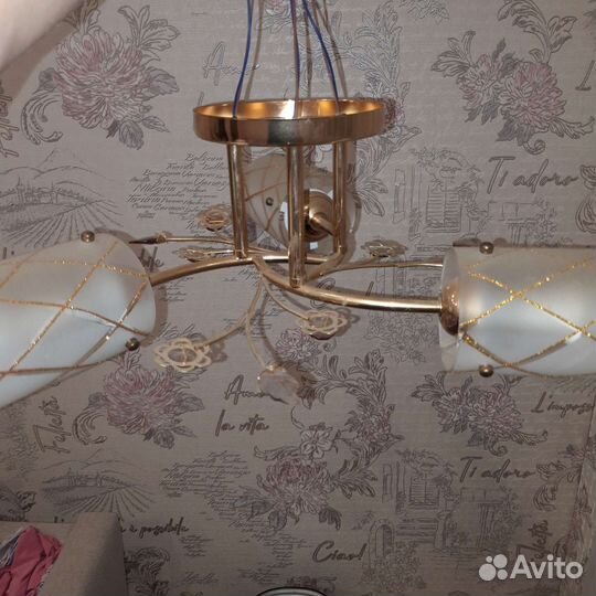 Люстра потолочная бу