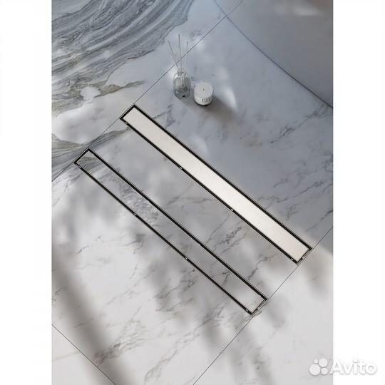 Душ. лоток двуст. решетка сатин Raglo R652.70.05