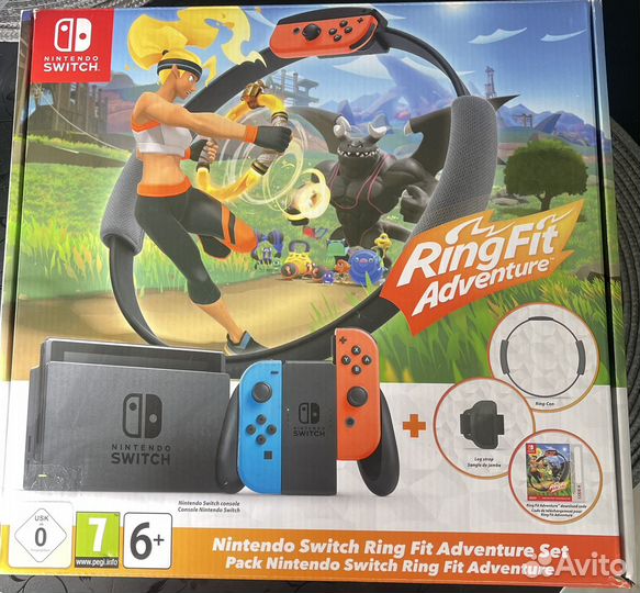 Nintendo Switch 32 Gb RingFit Adventure Neon