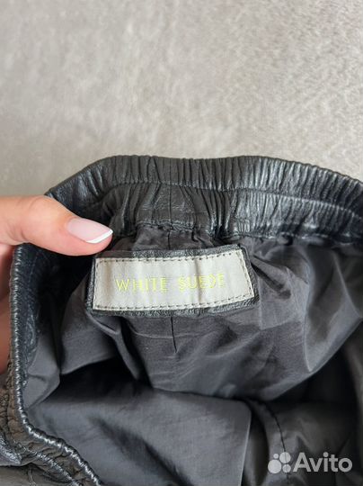 Шорты из натуральной кожи (xs)