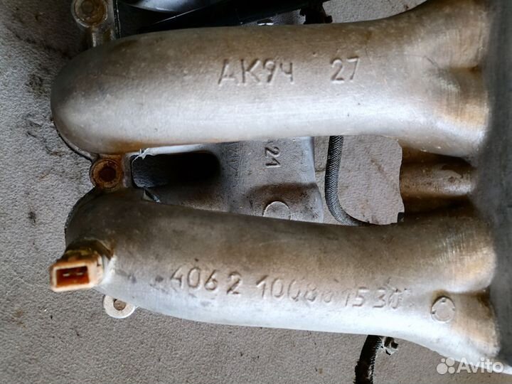 Коллектор впускной газ Волга 31105 змз406 2003-09