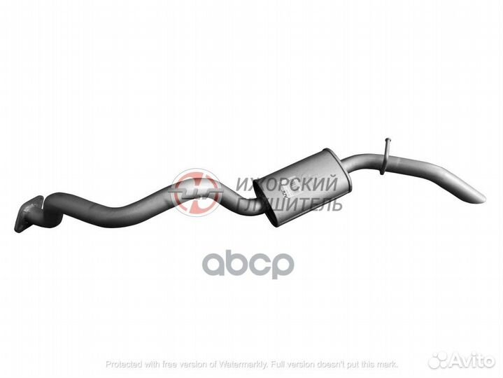 Глушитель основной (задняя часть) ижорский
