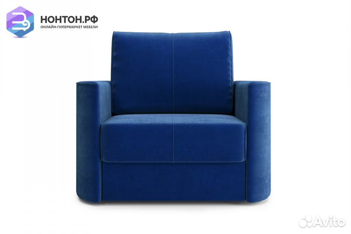 Кресло еврокнижка Колибри темно-синее