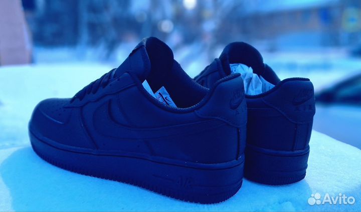 Кроссовки Nike force 1 черные