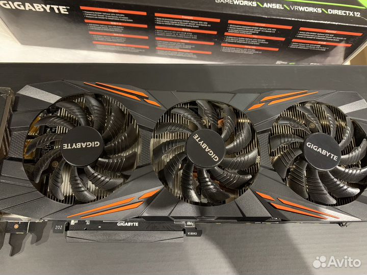 Видеокарта gtx 1070 gigabyte G1 gaming 8GB