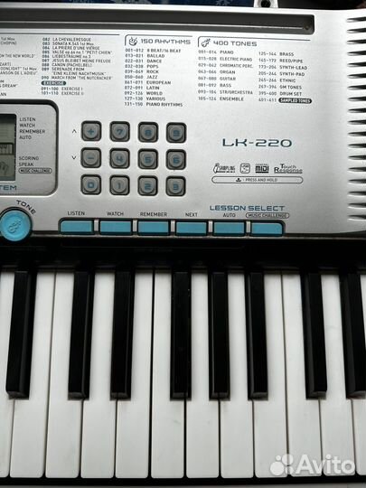 Синтезатор casio lk-220