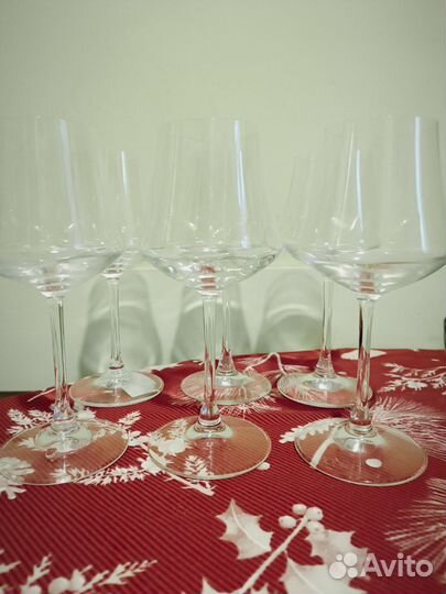 Бокалы хрустальное стекло