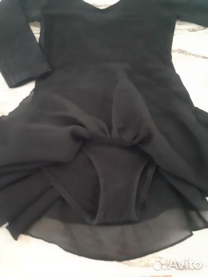 Купальник гимнастический с юбкой р. 122-128