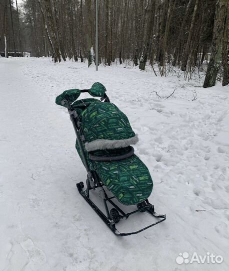 Санки-коляска Ника нд-7-8sк/4