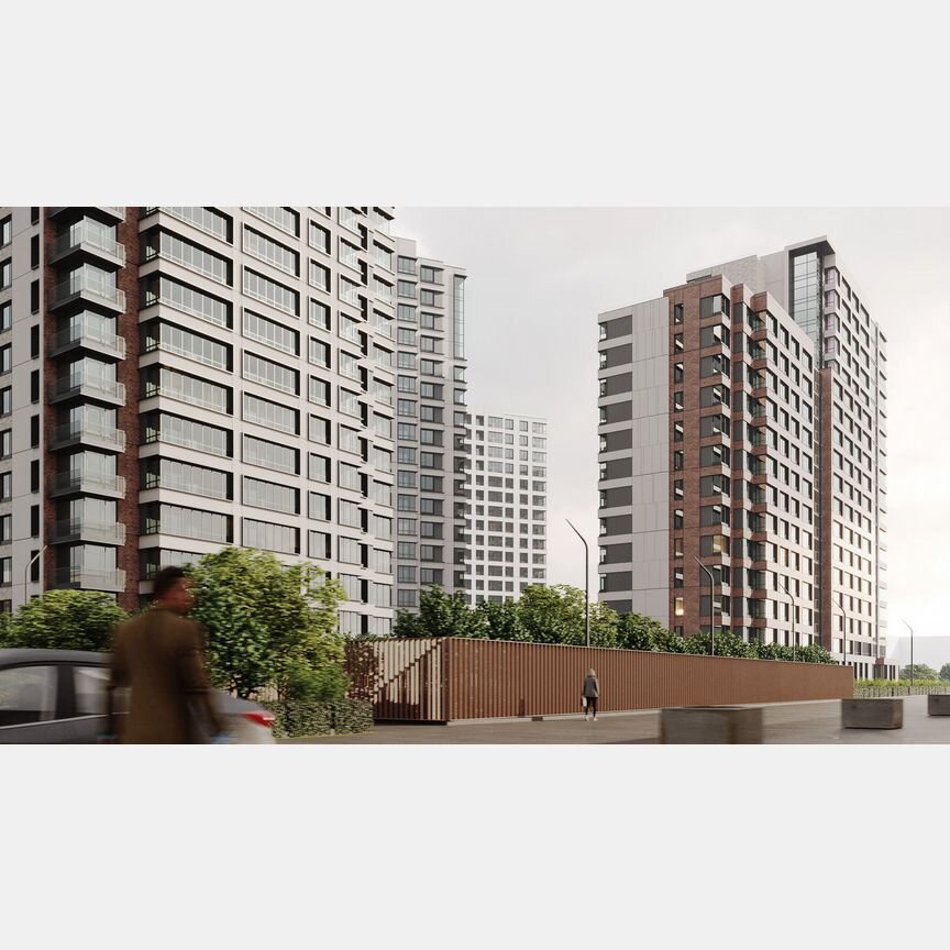 1-к. квартира, 38 м², 2/18 эт.