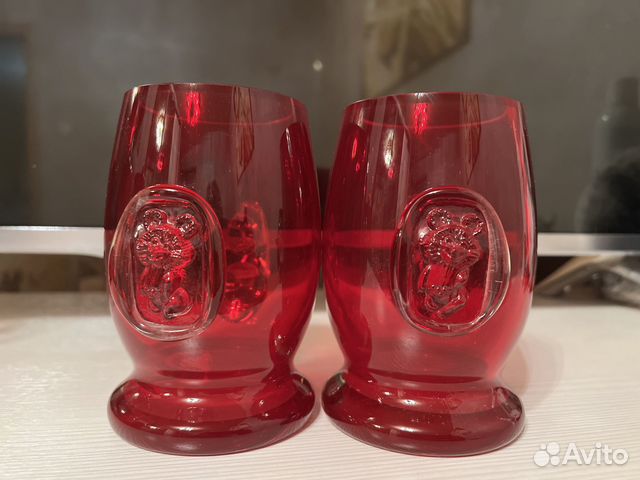 Пивная кружка СССР Олимпийский мишка 1 шт