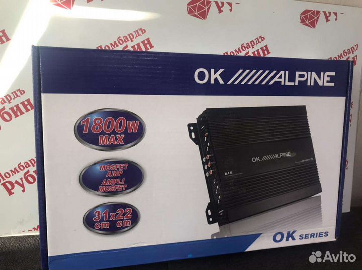 Автомобильный усилитель 4 канала