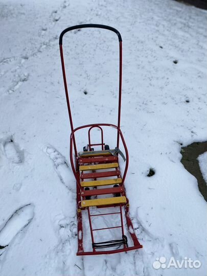 Санки с колесами
