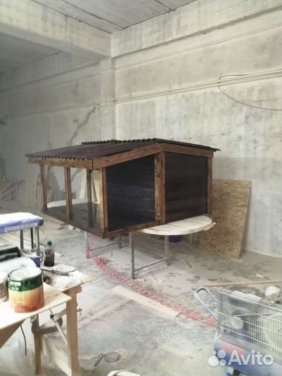 Будка для собаки утепленная