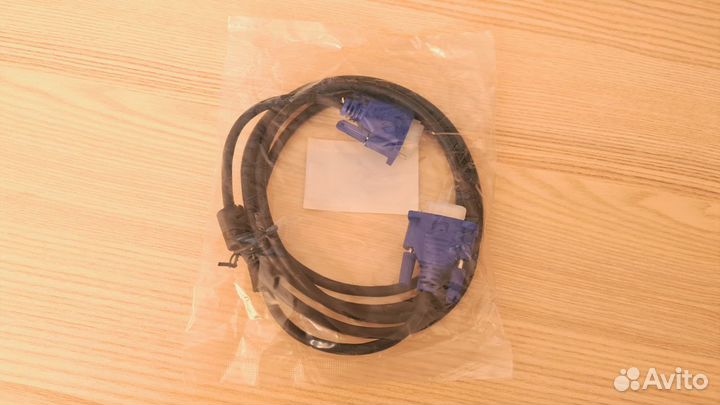 Новый Кабель VGA - VGA (папа - папа) 1.8м