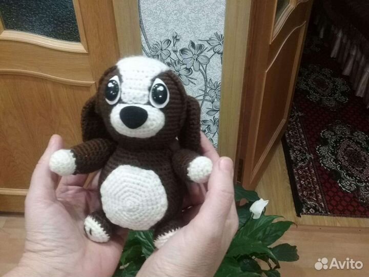Собачка вязаная