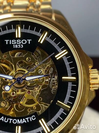 Часы tissot с открытым механизмом