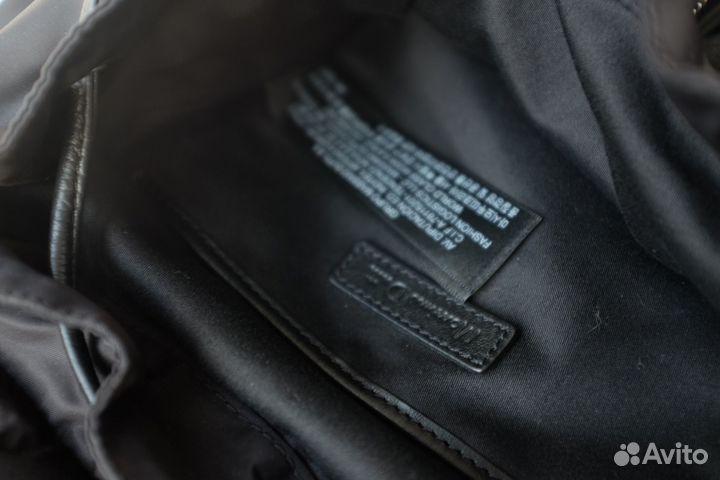Рюкзак massimo dutti отделка натуральной кожей
