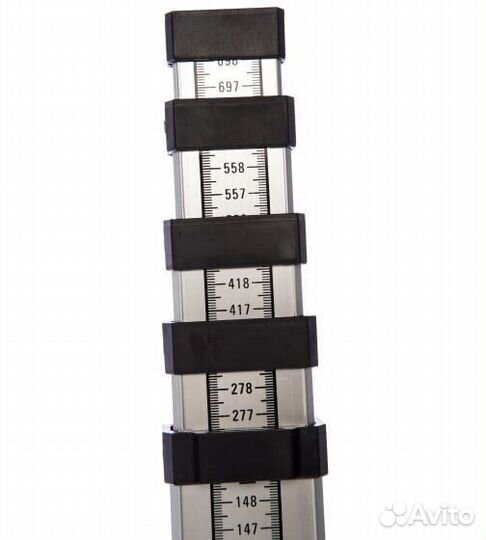 Рейка нивелирная телескопическая 7м