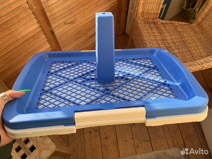 Лоток Туалет Hello PET для собак со столбиком