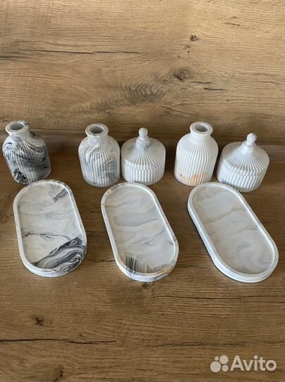 Гипсовая ваза. Гипсовая шкатулка