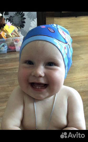 Шапочка для плавания в бассейн детская