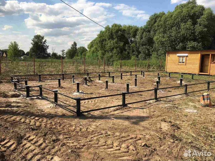 Сваи винтовые под ключ